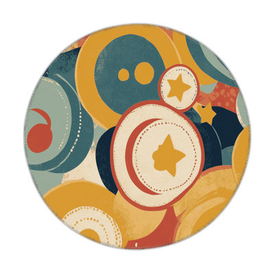 Retro Beam Indoor And Outdoor Area Rug