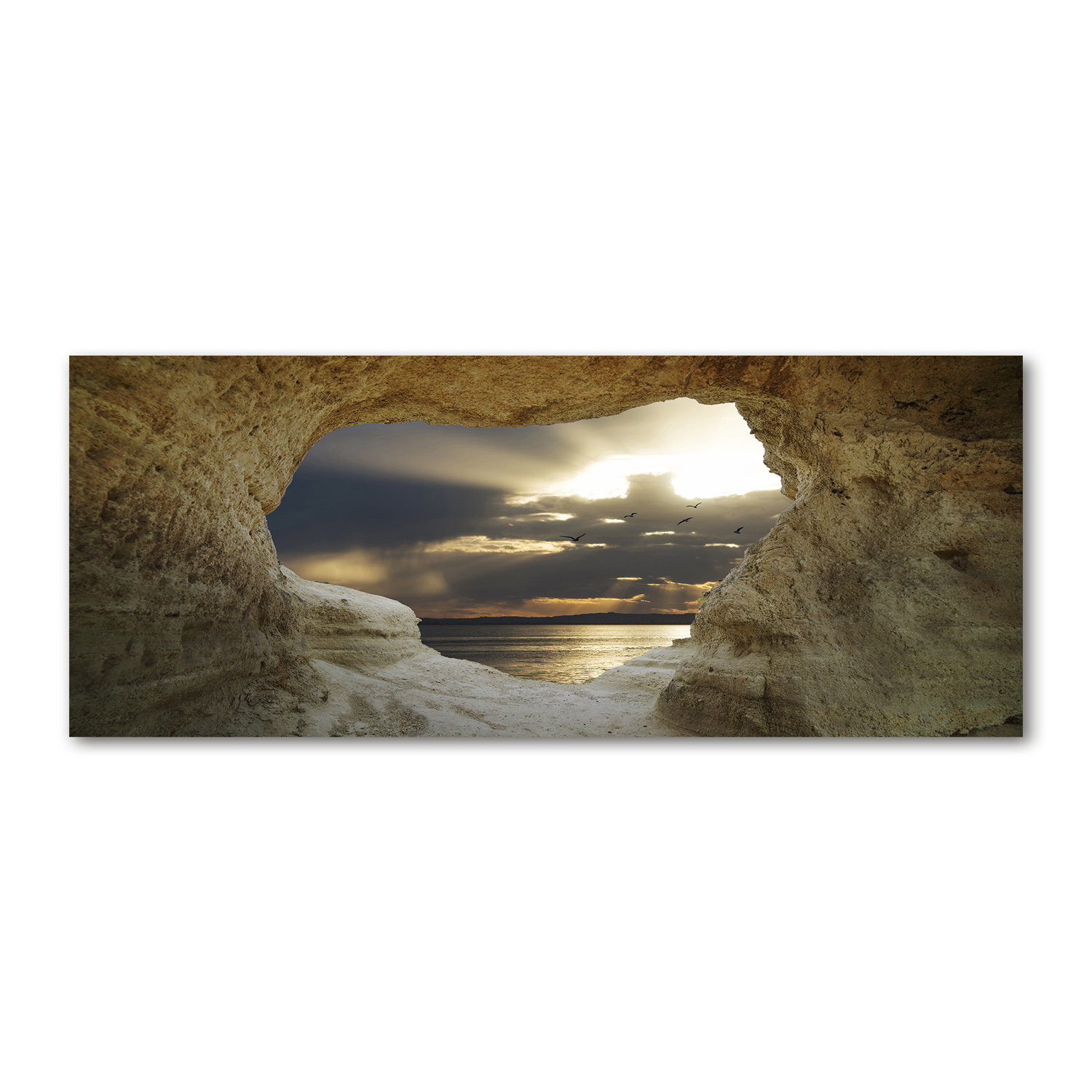 Union Rustic Seaside Cave - Wrapped Canvas Art Prints | Wayfair.co.uk