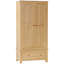 Taounate 2 Door Solid Wood Wardrobe
