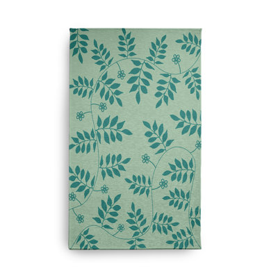 Chenille Floral Indoor / Outdoor Rug
