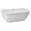 170.2mm x 74.9mm Freestanding Soaking Acrylic Bathtub