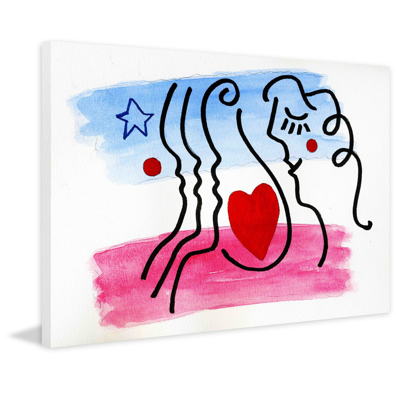 Lovers by Wayne Ensrud - Wrapped Canvas Painting, 101cm H x 152cm W  x 3.81cm D