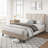 Upholstered Platform Bed with Adjustable Headboard-1563598633-1563598634