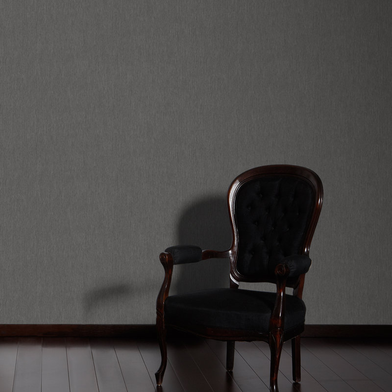 Longlife Colours 21m x 106cm Wallpaper, Dark grey