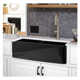 Vineyard 33" L x 18" W Double Basin Farmhouse Kitchen Sink with Sink Grid and Drain Assembly