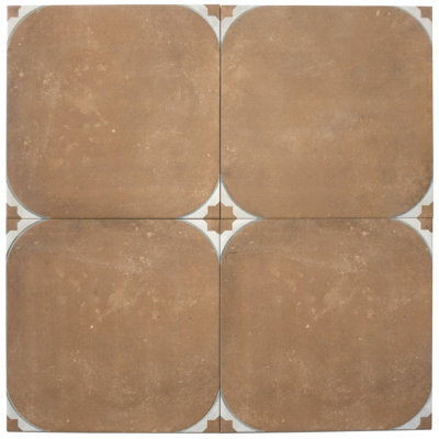 Citadelle 17,42 po X 17,42 po Carreau de mur et de plancher en porcelaine mat grand format (14,75 pieds carrés / caisse) - paquet de 7