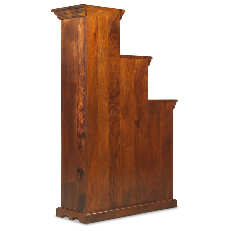Solid Wood 118 cm H Multimedia Storage