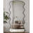 Freestanding Full Length Mirror,Wavy Modern Floor Mirror with Stand for Bedroom, Living Room, Cloakroom, Hallway-630459350-630459348