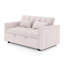 54,33 po Canapé-lit pliable polyvalent en 3 longueurs, canapé-lit moderne, canapé-lit en velours, dossier réglable (rose)-235457328