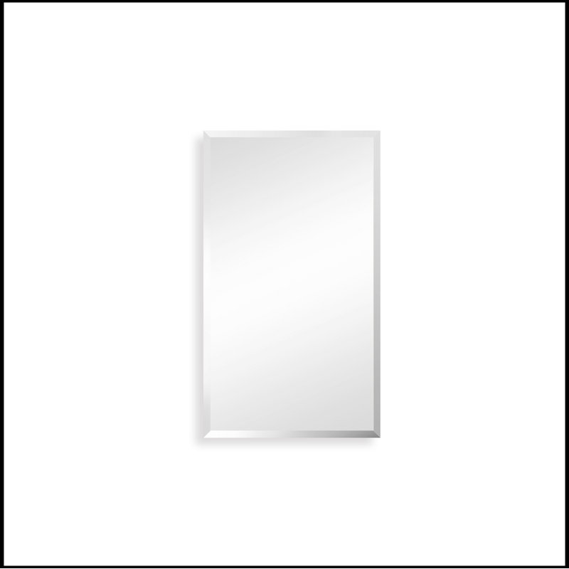 Pharmacie 15 po x 26 po avec miroir Aluminium