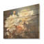 «Succulent Farmhouse Still Life - Succulent Wood Art» sur bois de pin naturel-24602908