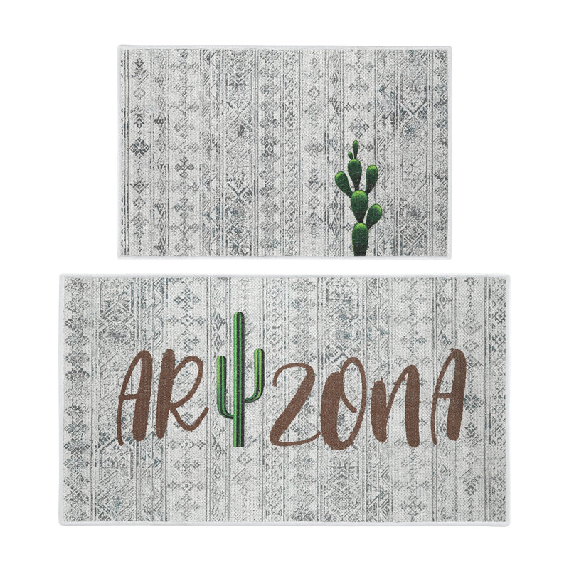 Tapis de cuisine polyvalent 2 pièces