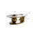 51.2" Modern Faux Marble Oval Coffee Table with Gold Bottom-1794532311-1782988870
