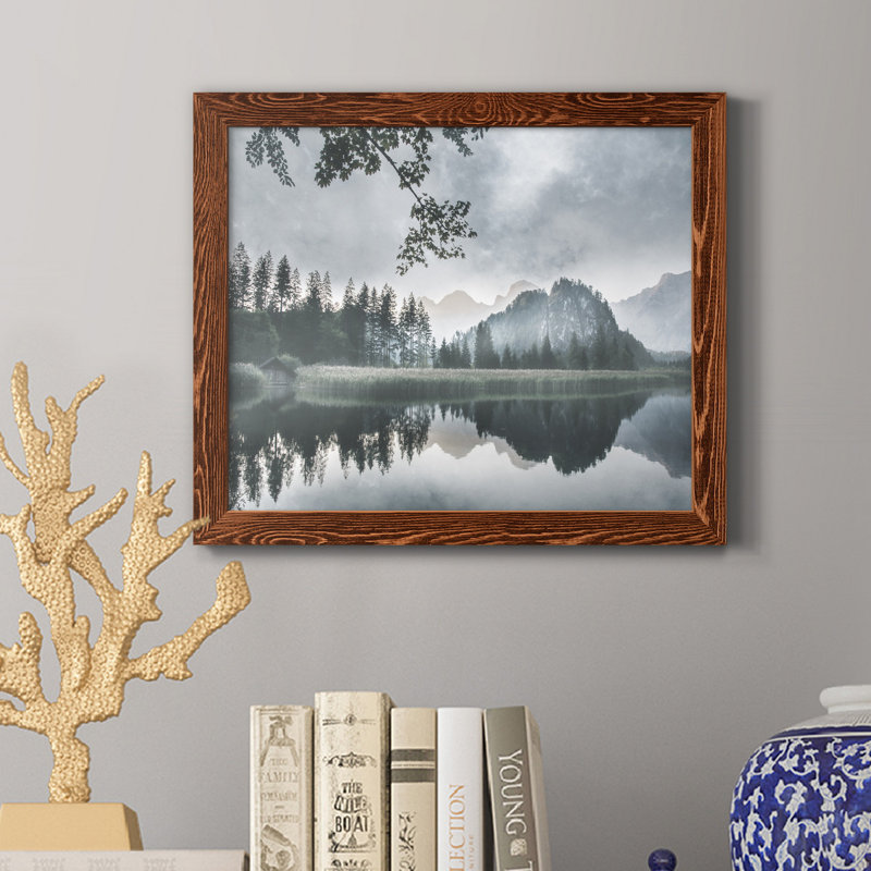 Evening Melody - Reproduction de photo sur toile encadrée, Toile avec cadre érable, H 24 po x l 18 po x P 1,5 po