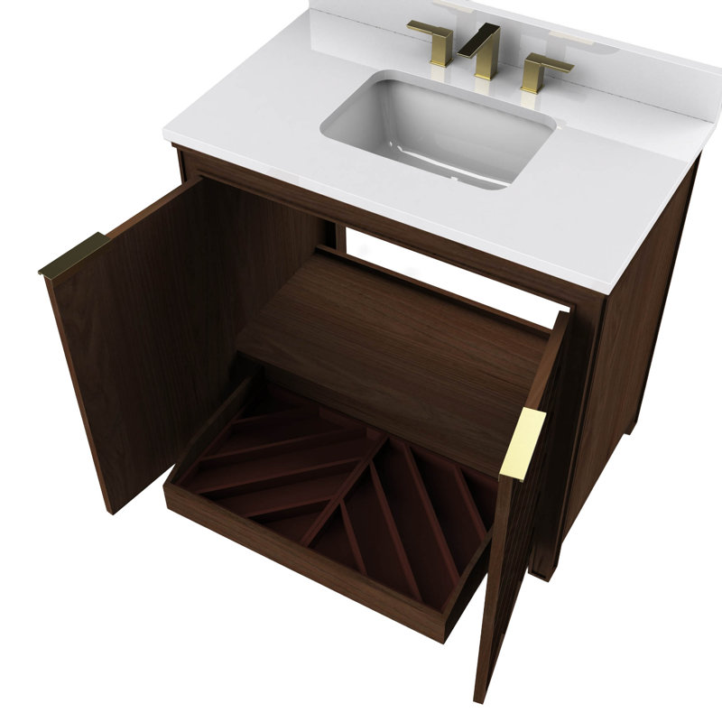 FLW Progression Wood Sink Vanity, 36