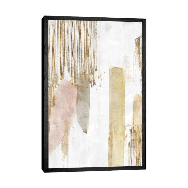 Band Of Gold I by Isabelle Z - Print on Canvas, 101.6 cm H x 66.04 cm W, Black Framed