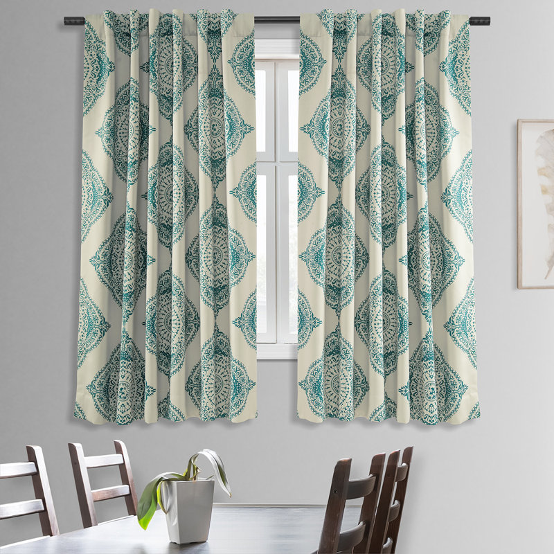 Rideaux obscurcissant pour chambre à coucher Donnington, Bleu sarcelle