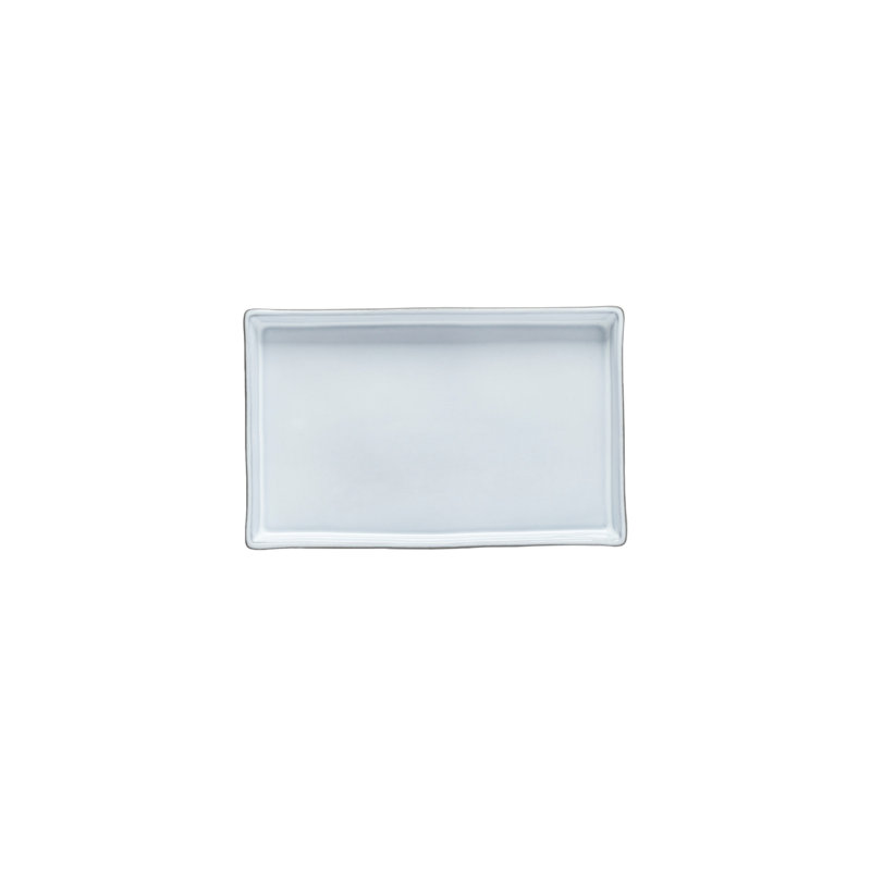 Lagoa Stoneware Tray, White