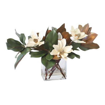 Magnolia Floral Arrangement in Vase