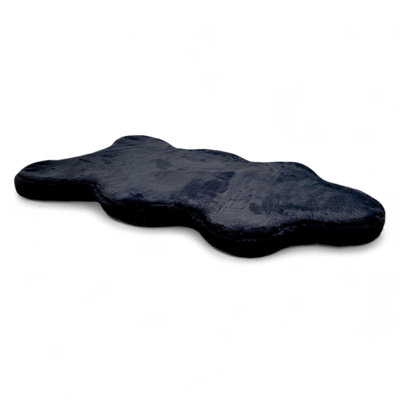 Pixie Hide Shape Leakproof Dog Bed, Black