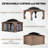15 Ft. X 13 Ft. Aluminum Patio Gazebo