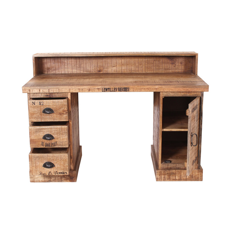 Heerenveen Solid Wood Writing Desk