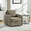 Modern Swivel Accent Chair With Storage, Chenille Fabric, For Home Use