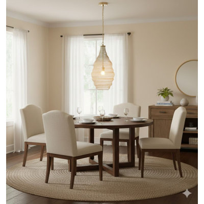 Transitional 1 Light Gold Iron Basket Pendant
