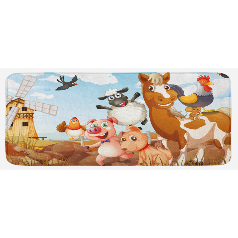 Tapis de cuisine animal