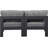 Kylis 60'' Wide Aluminum Loveseat with Cushions-61209621-61209622