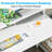 Nergui Home Office Computer Desk with Power Outlet,LED Lights & Adjustable Shelf-1898342585