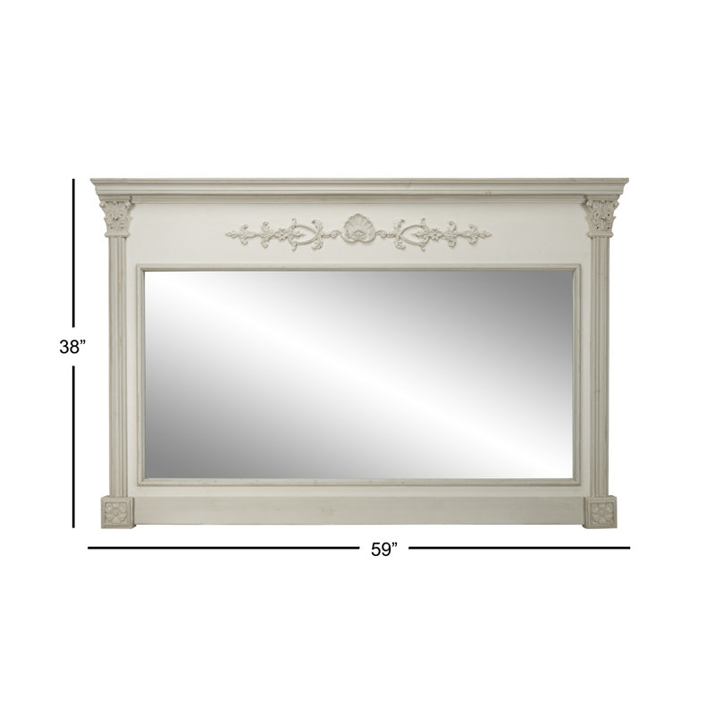 Cassius Wood Rectangle Wall Mirror