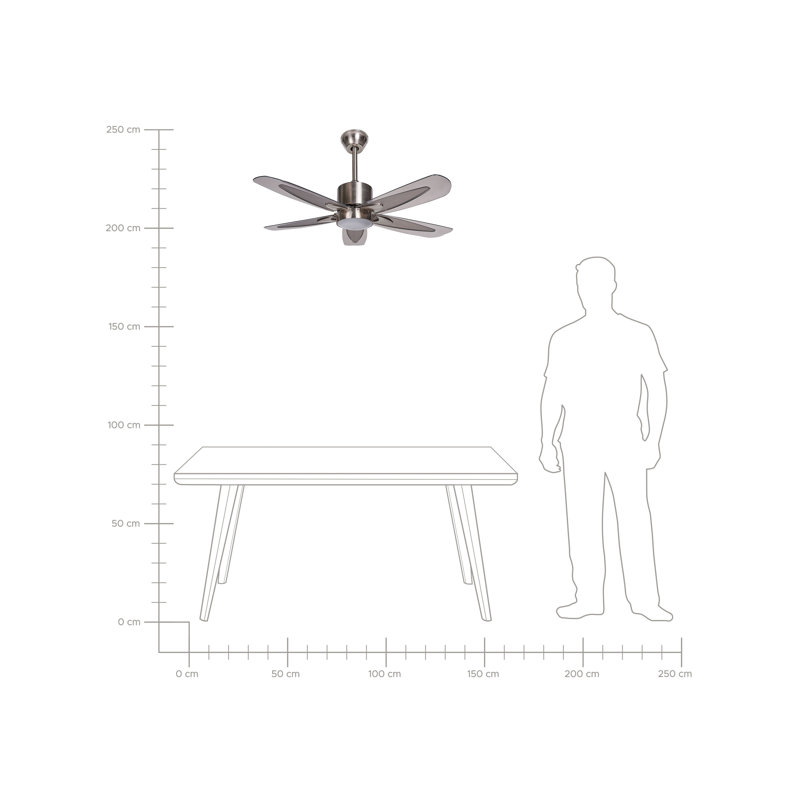 Artus 100cm Ceiling Fan with LED Lights
