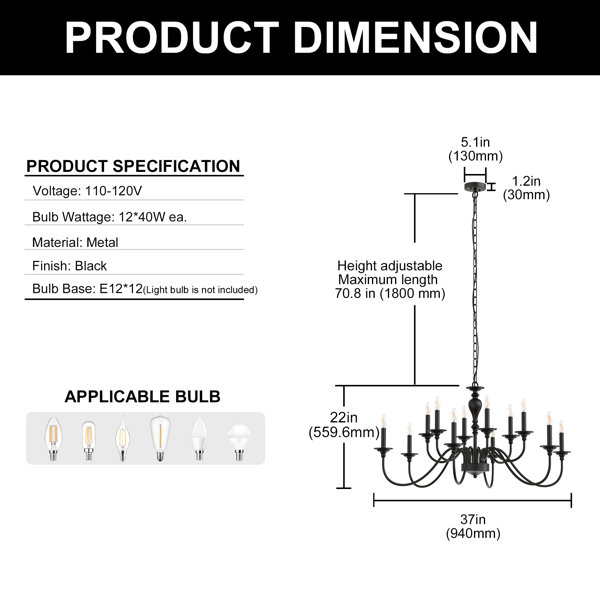 Dimensions du produit