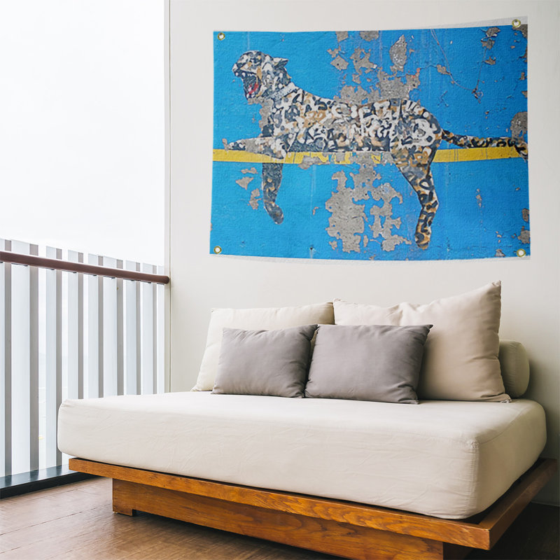 Tapisserie de jardin en polyester bronx, H 59 po x l 80 po x P 1 po