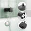 Ensemble de douche de remplacement pour pomme de douche carrée 7 fonctions et bec de baignoire 6,5 pouces-123458074