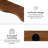 Richmond Solid Mango Wood Wall Mounted Shelves