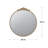 30" X 32" Round Gold Mirror-579192012-579192019