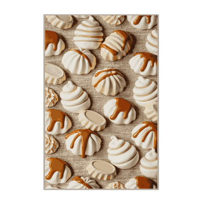  Tapis lavable Panna cotta
