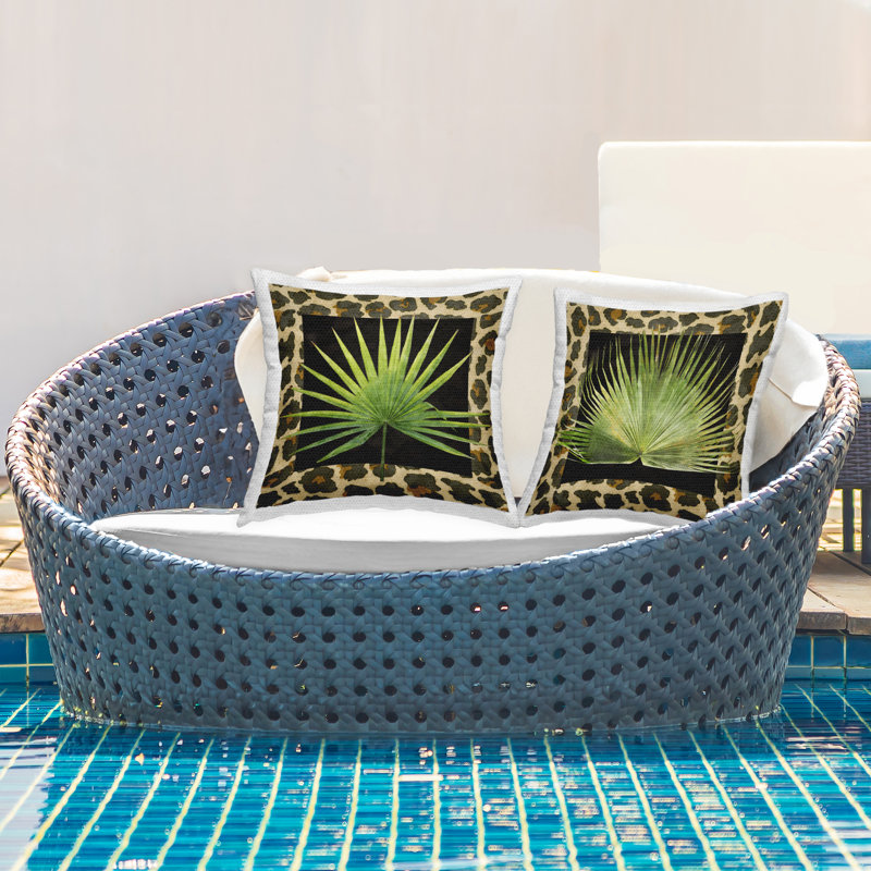 Animal Print Outdoor Throw Pillow