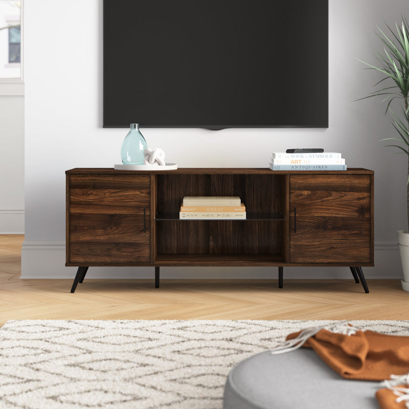 TV Stand, Dark Walnut