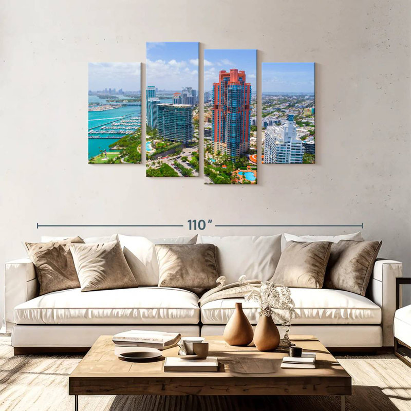 Gratte-ciel de Sirci South Beach, H 48 po x l 75 po