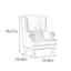 Fauteuil inclinable en similicuir pour le salon