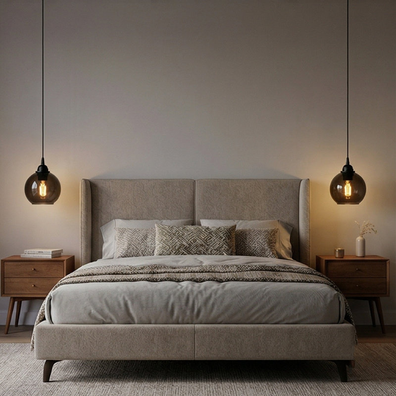 Kieran 1-Light Single Globe Pendant