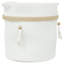 Panier de rangement vidaXL blanc 100% coton de 15 po x 14 po pliable