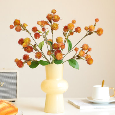 6 pièces, bouquet de pissenlit simulé, petite fleur artificielle de pissenlit, décoration de table de fête des fêtes
