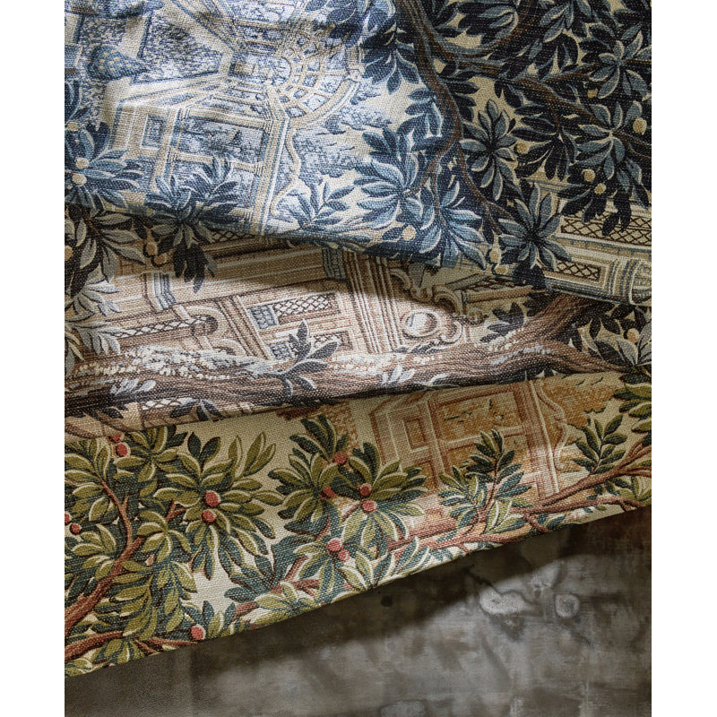 Italian Garden Fabric, Indigo