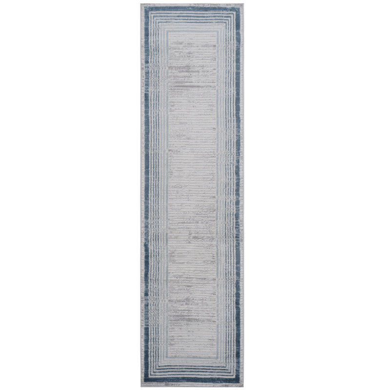 Lint-free, stylish, stain-resistant area rug, Runner 2'2" x 8'