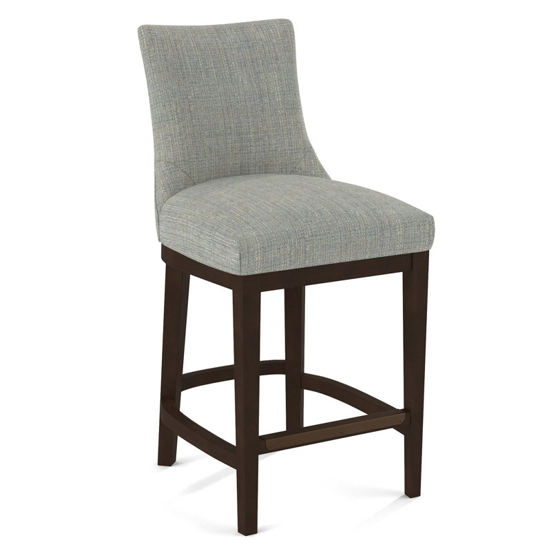 Upholstered Stool, Nutmeg, Applause Archway Grey