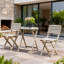 Floyd Acacia Patio Dining Set with